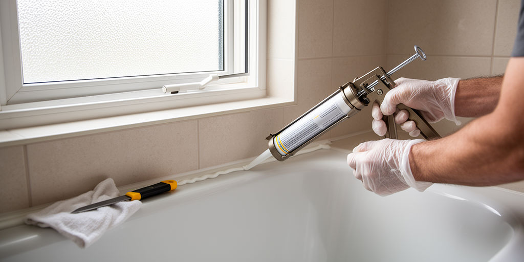 Починка течи в трубе с эпоксидной замазкой