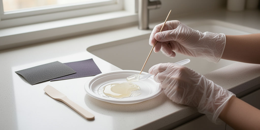 Ремонт скола керамической раковины