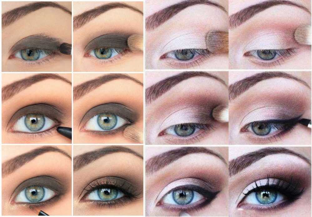 Красивый пошаговый макияж для карих глаз: подробные фото и видео