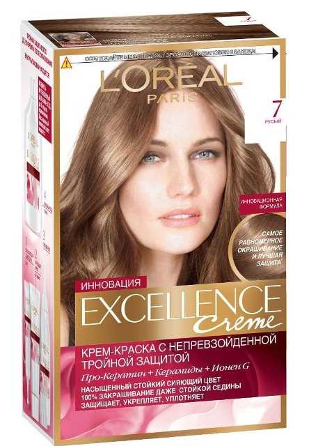 Лореаль экселанс: палитра цветов красок для волос loreal excellence creme, отзывы, какой процент оксида в русом, инструкция по применению