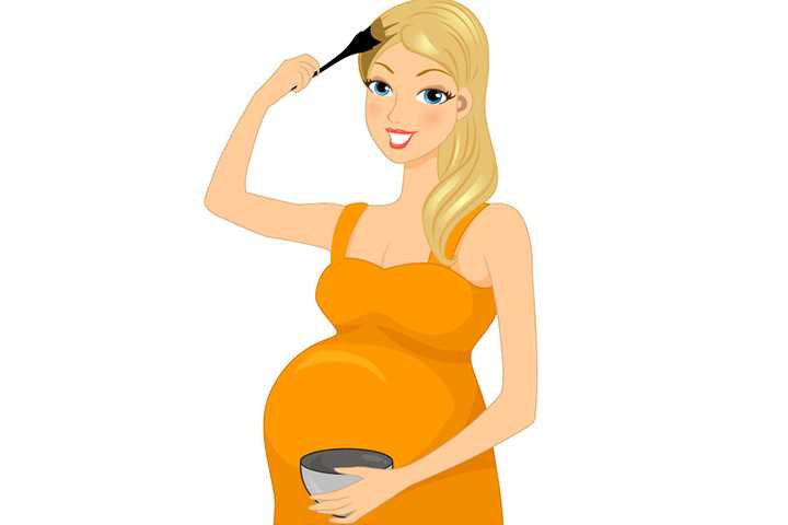 Краска для волос во время 2 и 3 семестра беременности  это состав, в первую очередь, не включающий аммиак и перекись водорода и максимально гипоаллергенный