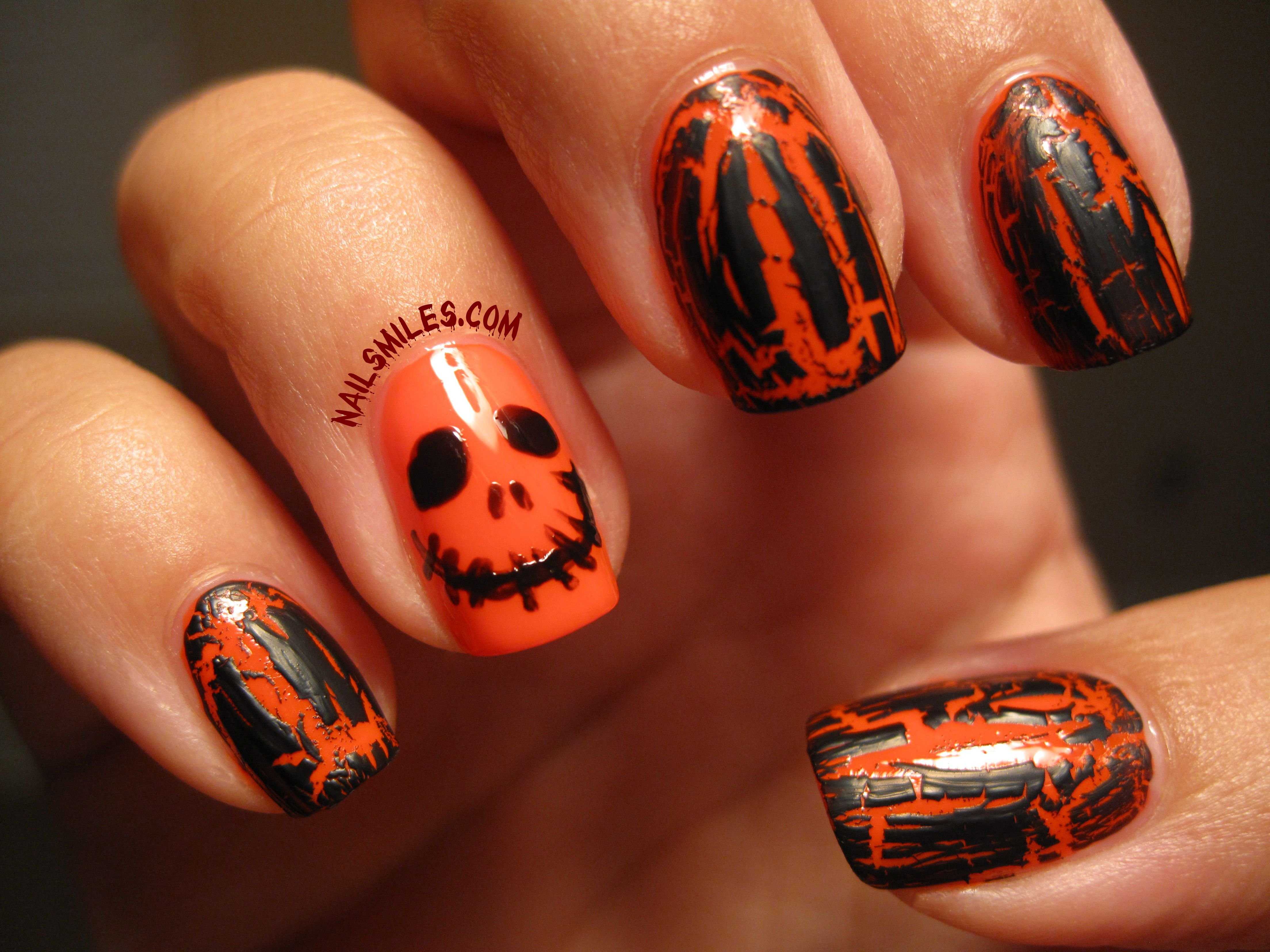 Маникюр в хэллоуин: идеи самых зловещих дизайнов для ногтей | vogue russia