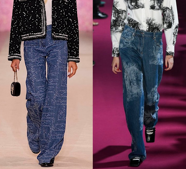 С чем носить джинсы клеш в 2022 году весной и летом