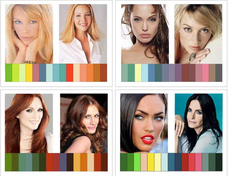 Цветотипы внешности: как определить свой цветотип