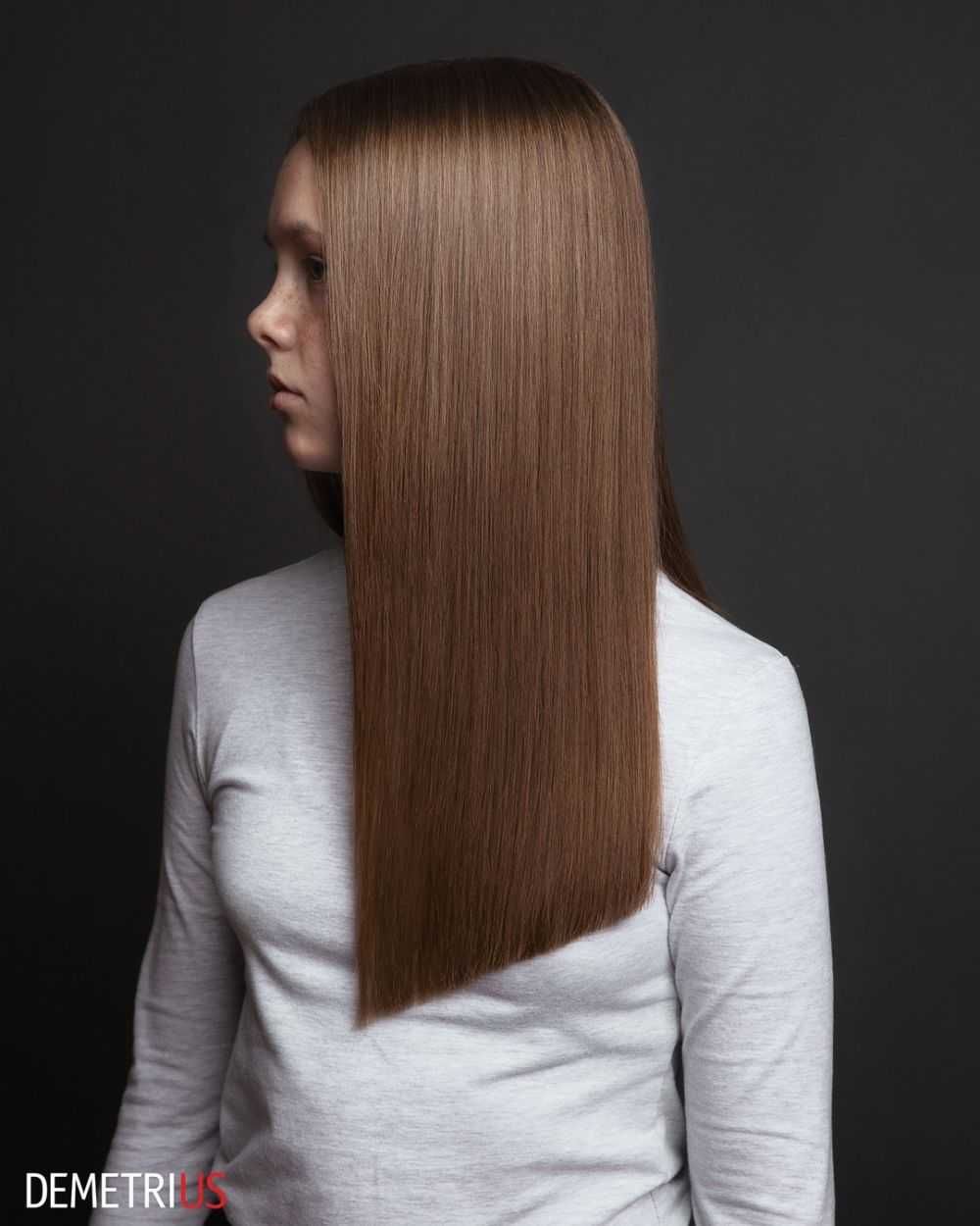 фото длинных ровных волос