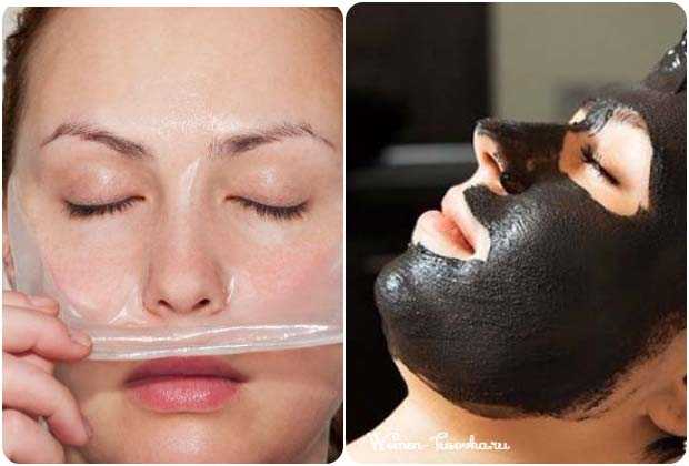Черная маска из угля и желатина – лучшее средство от черных точек