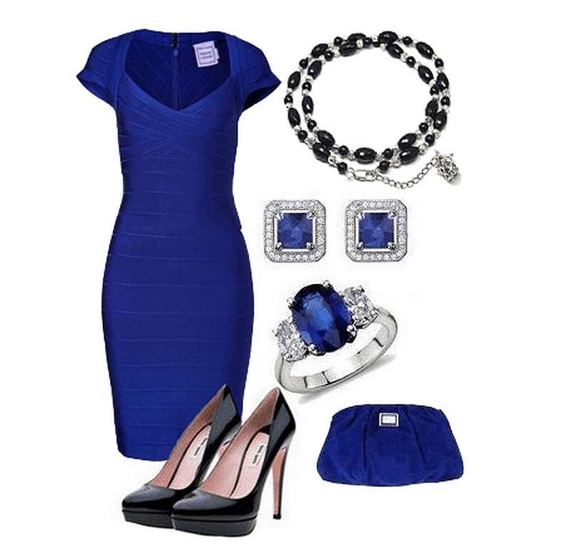 Модные образы, составленные стилистом, на тему, с чем носить синее платье Узнаем, какую подобрать одежду, обувь и колготы Самые популярные модели футляр, рубашка, длинное платье