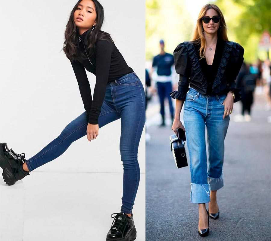 Какую обувь носить с джинсами мом: как правильно сочетать, фото стильных луков