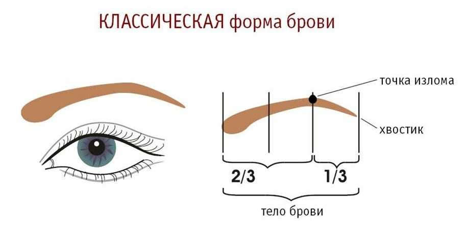 Коррекция бровей в домашних условиях со схемами пинцетом