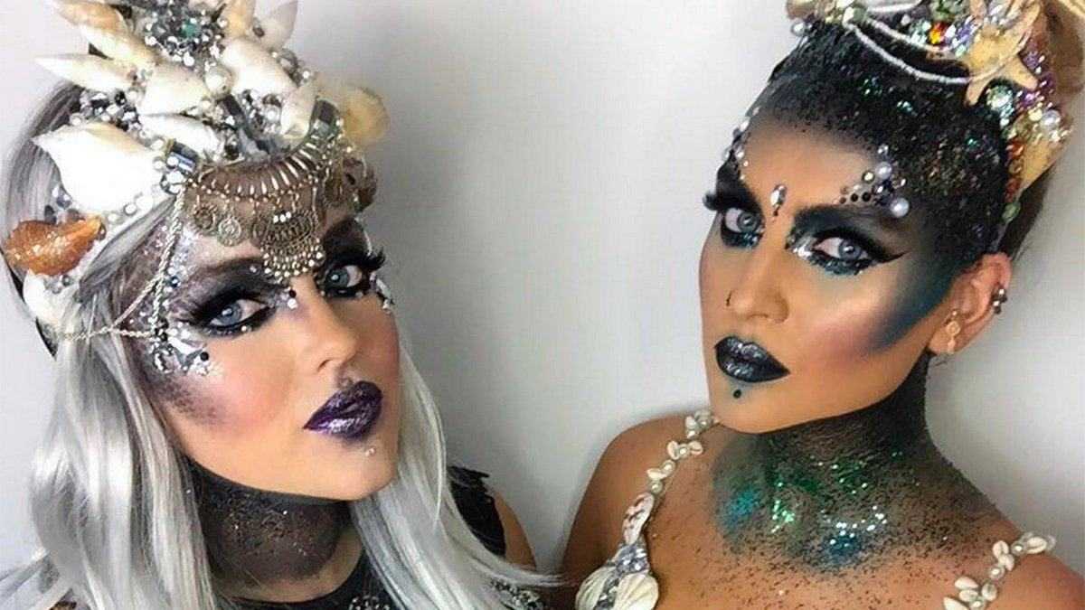 Как сделать загадочный макияж русалки на хэллоуин