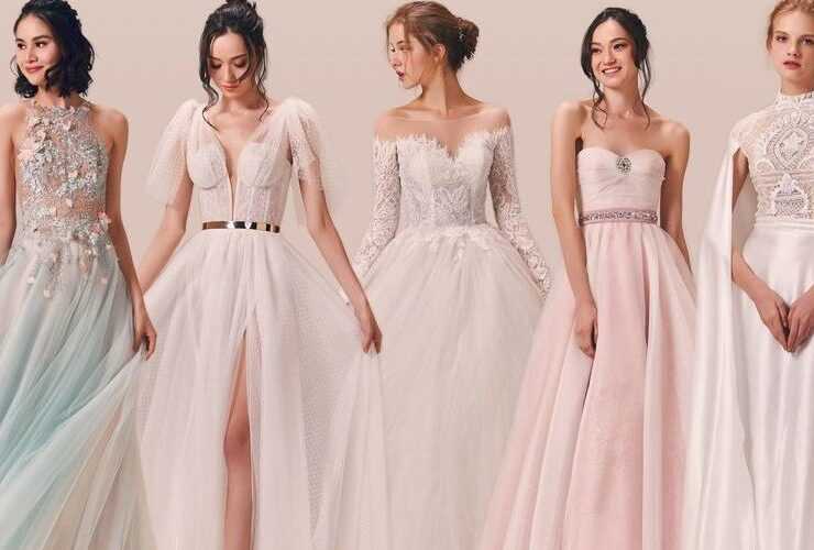Главные тренды свадебной моды 2020 года В чем выходить замуж Какие свадебные платья в тренде Актуальные тенденции в наряде невесты, аксессуары, букеты и прически