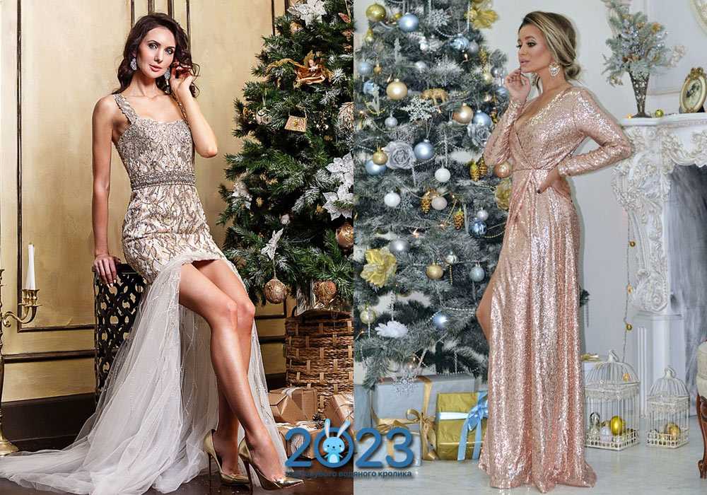 Новогодние платья 2019 года: фото вечерних красивых моделей для эффектного образа
