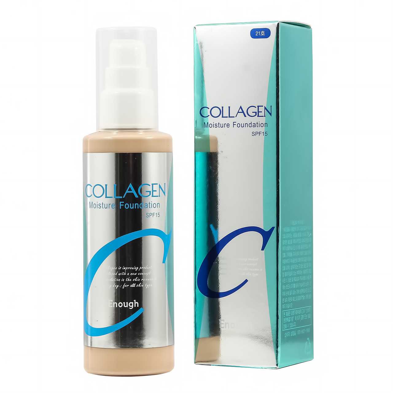 Enough collagen moisture foundation spf-15 и какие еще 4 крема для лица этого бренда пользуются популярностью среди женщин