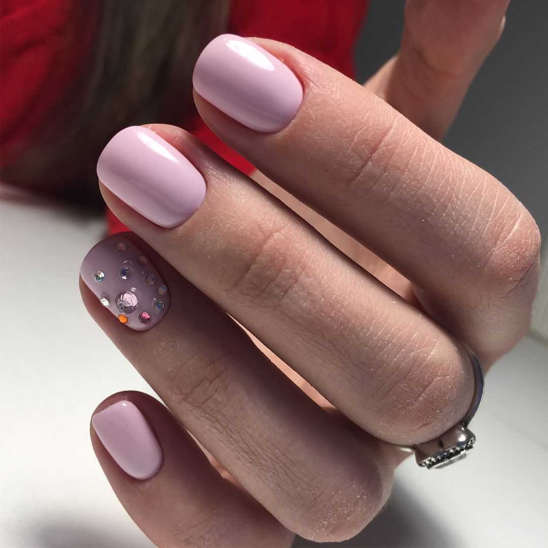 Маникюр на короткие ногти (фото) - дизайн 2019, шеллак, весна