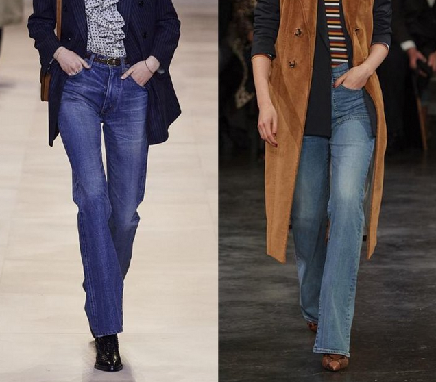 Самые модные модели женские брюки осеньзима  и стильные джинсы Обзор модных тенденций осени и зимы, модные трендовые образы с брюками из кожи, лампасами и тд