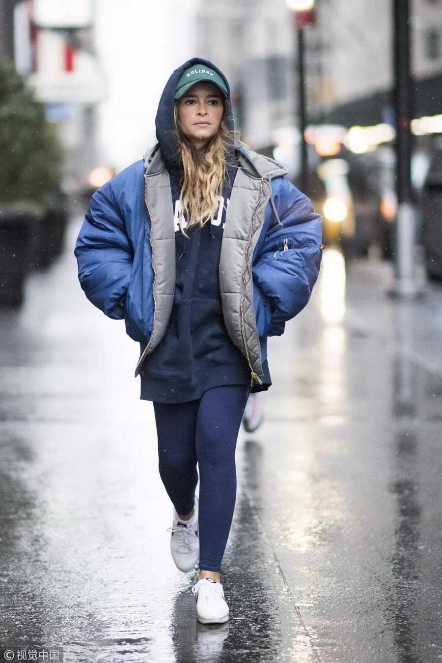 Зимний образ с курткой