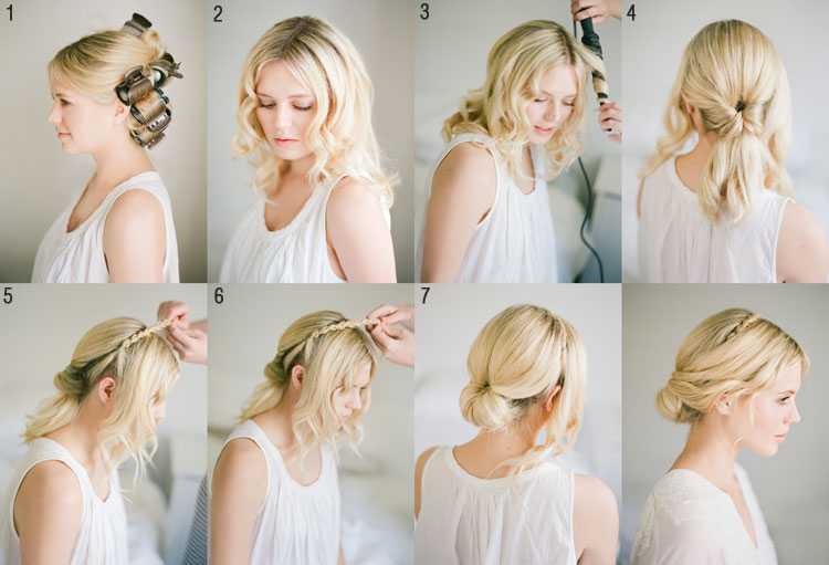 Прически на волосы до плеч - как подобрать по типу лица повседневную, вечернюю или свадебную