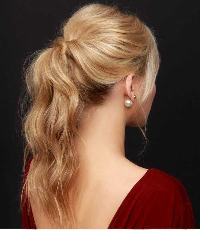 Как сделать красивый хвост на средние волосы: фото
как сделать красивый хвост: 15 идей — modnayadama