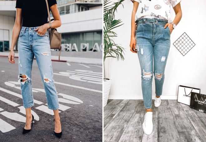 Обзор модных моделей женских джинсов, актуальных в сезоне весналето 2021 Рекомендации по созданию трендовых образов с джинсами свободного кроя, клеш, укороченных и тд