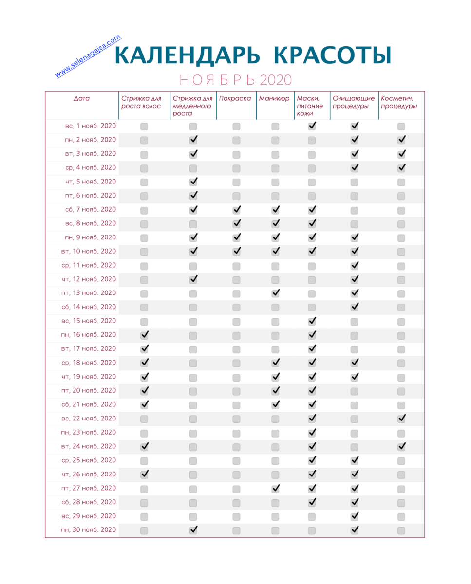 Лунный календарь маникюра на декабрь. Лунный календарь на ноябрь 2020. Календарь красоты ноябрь 2020. Лунный календарь на ноябрь 2020г. Таблица лунного календаря на ноябрь.