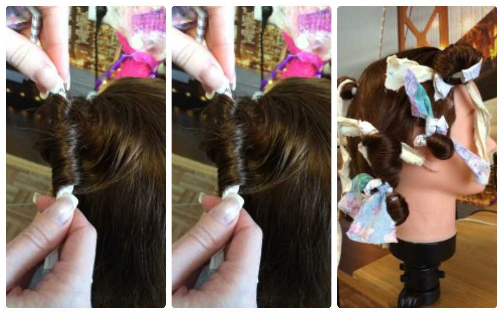 Как накрутить волосы на тряпочки: пошаговая инструкция