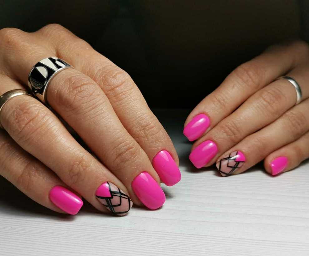 Розовый маникюр - идеи и примеры дизайна • журнал nails