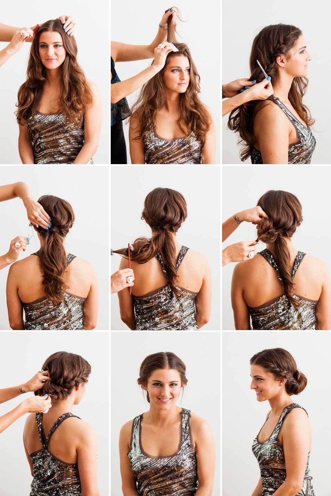 Легкие прически на средние волосы: 100 фото примеров своими руками