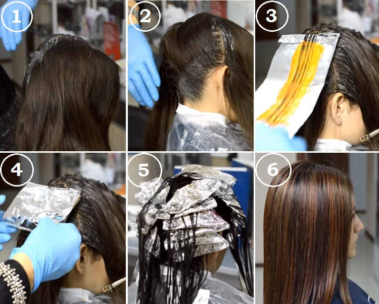 Брондирование на темные волосы: лучшие варианты, фото, как поддержать результат
