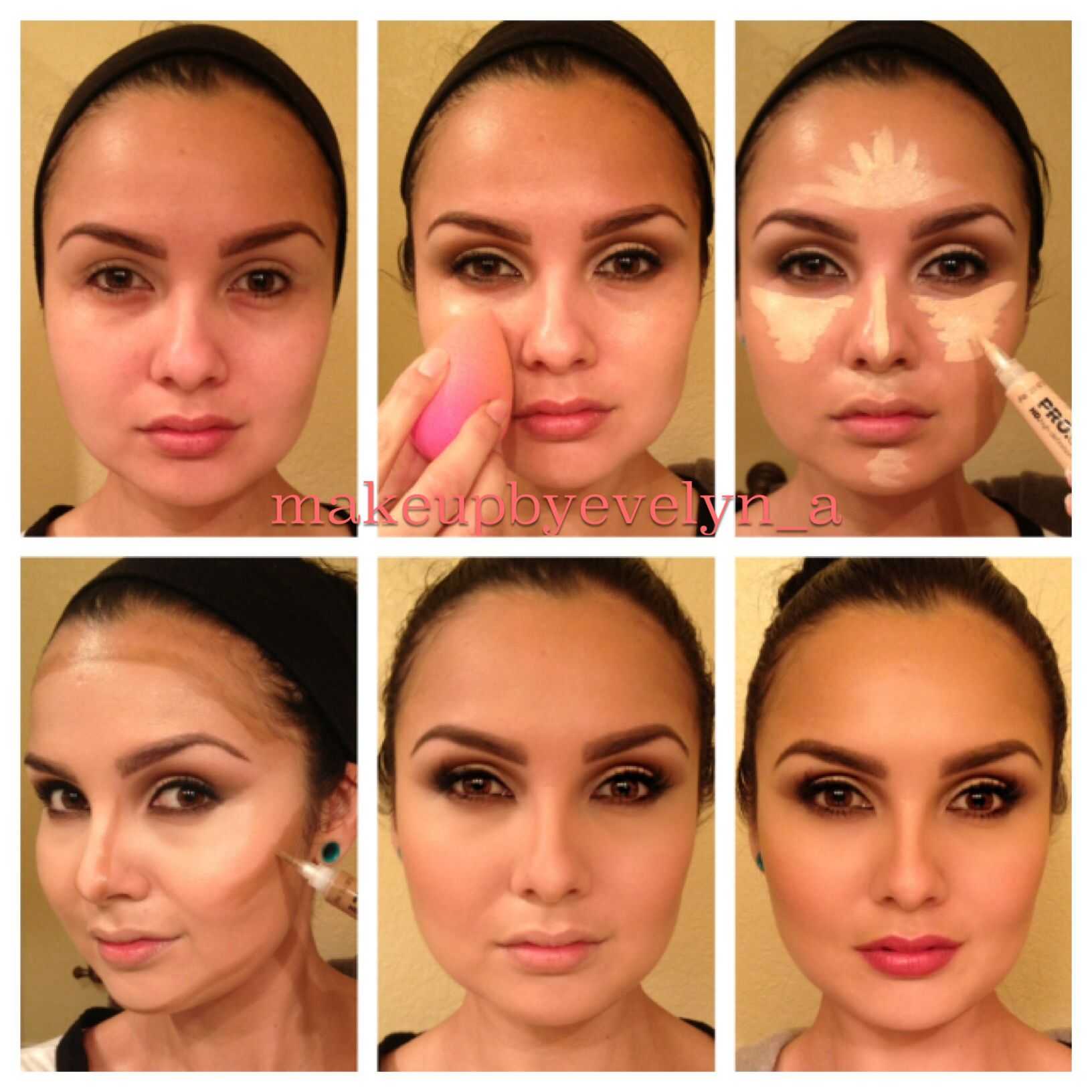 Как правильно наносить макияж на лицо — пошаговое фото, тонкости