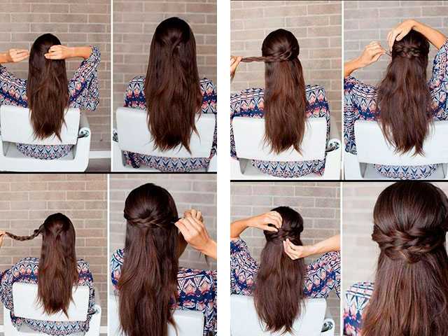Прически на каждый день на длинные волосы: 20 простых идей, пошаговые фото