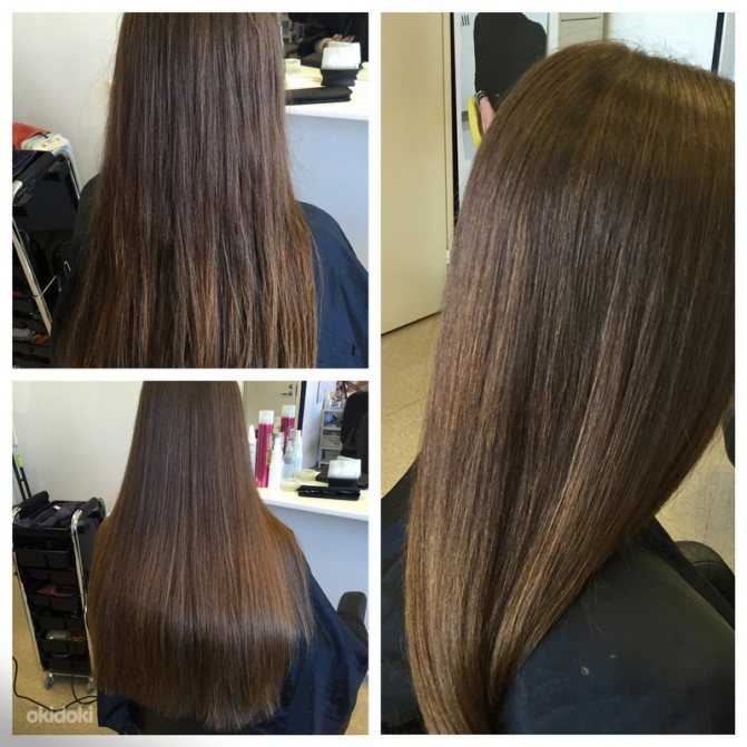 Полировка волос: фото до и после, плюсы и минусы процедуры, как делается полировка.