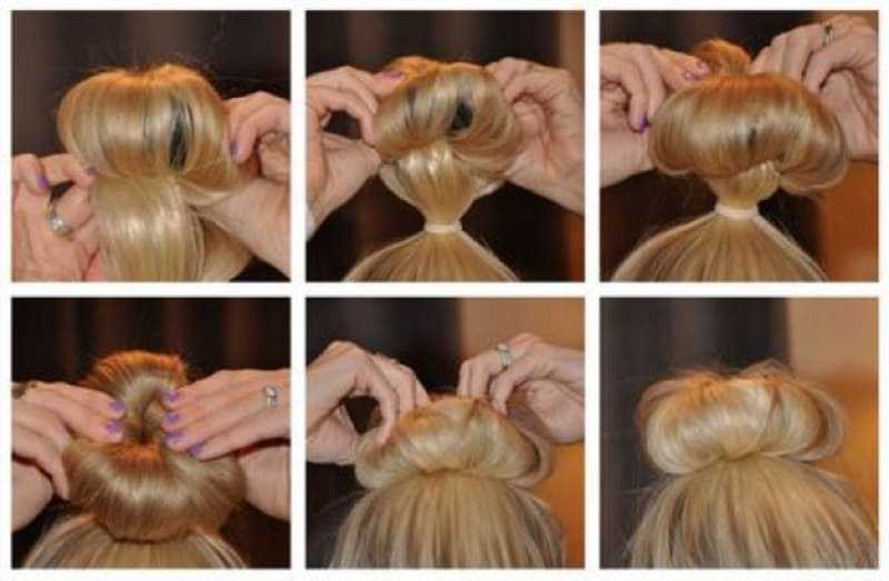 Как делать пучок с помощью бублика для волос: пошаговая инструкция с фото и видео