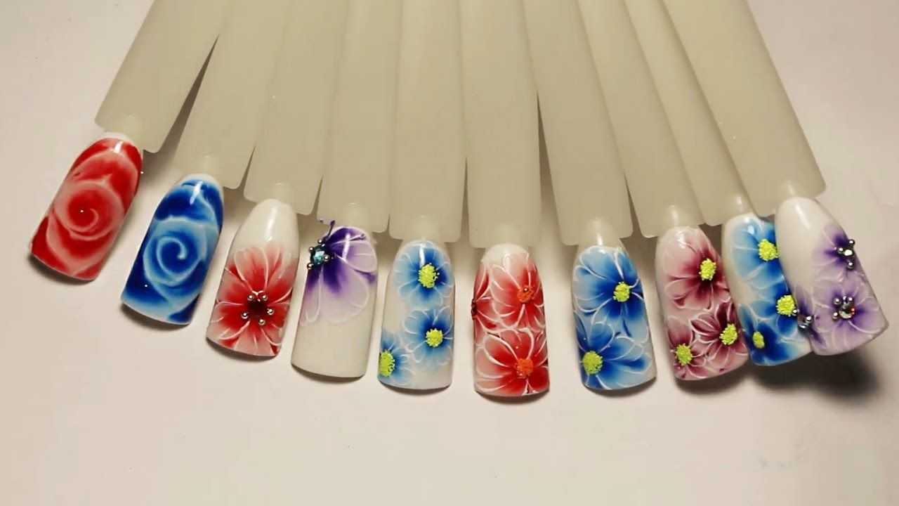 Маникюр с цветами: лучшие рисунки на ногтях