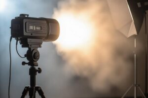 Студийная вспышка в работе